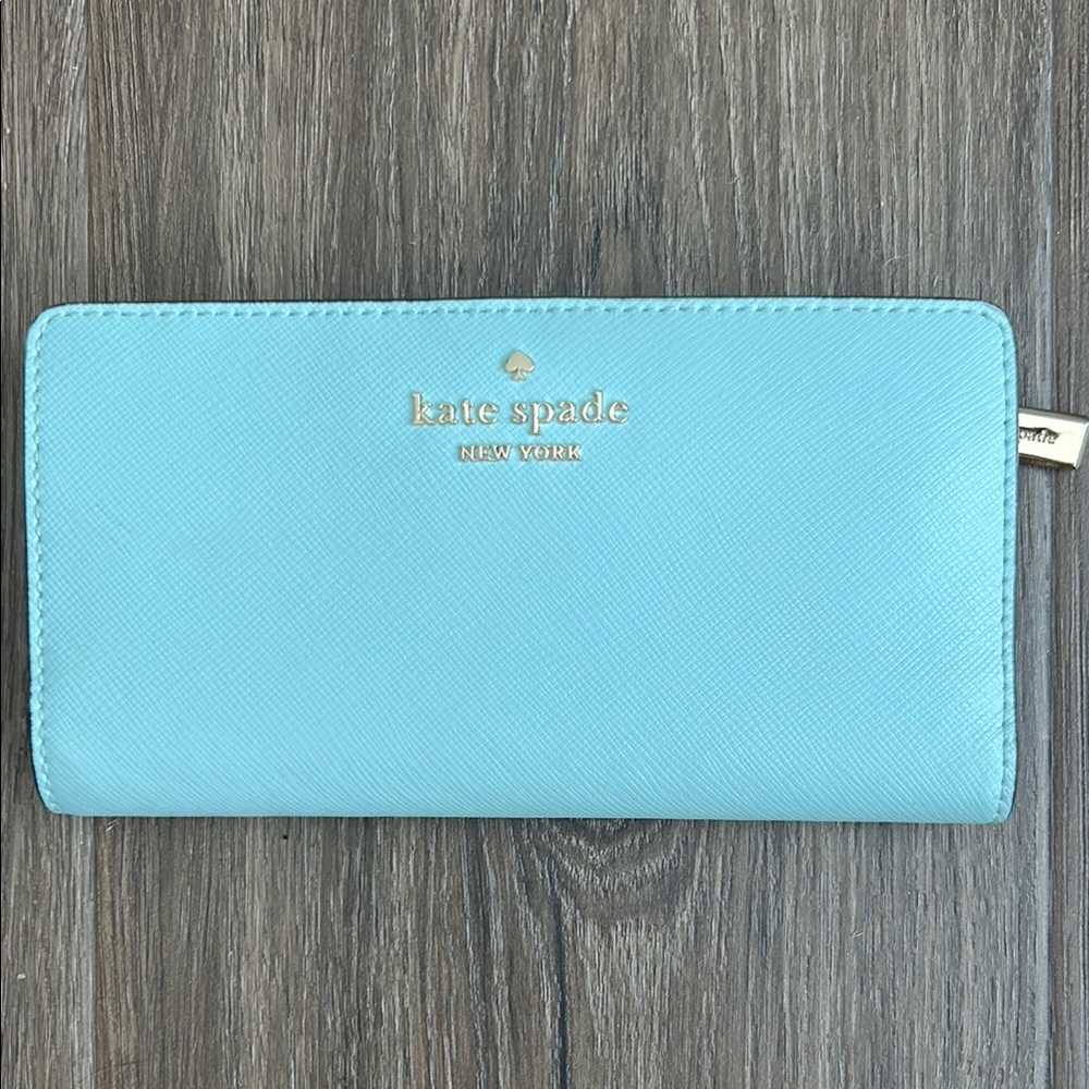 Kate Spade Blue Wallet LIKE NEW